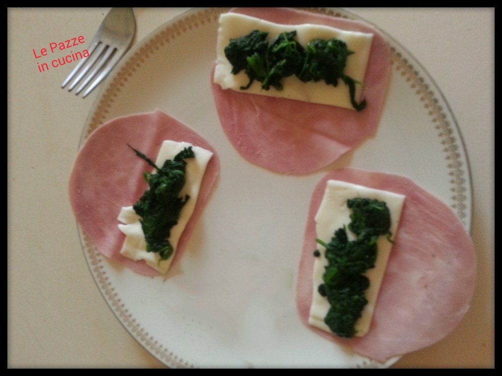 Fagottini filanti. Errore di posizionamento degli ingredienti