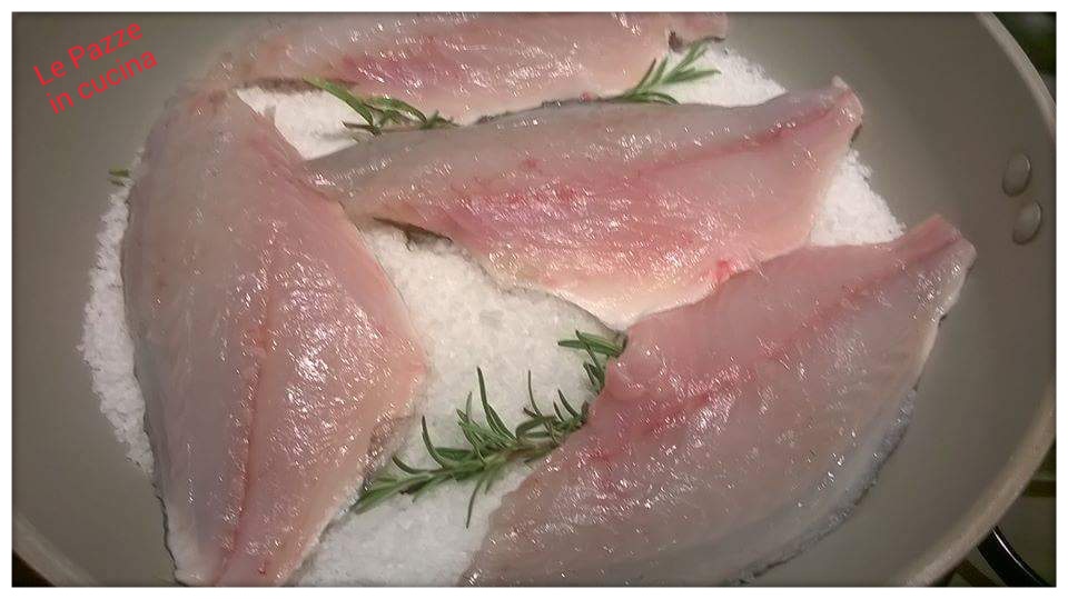 Filetti di orata al sale, pronti per la cottura