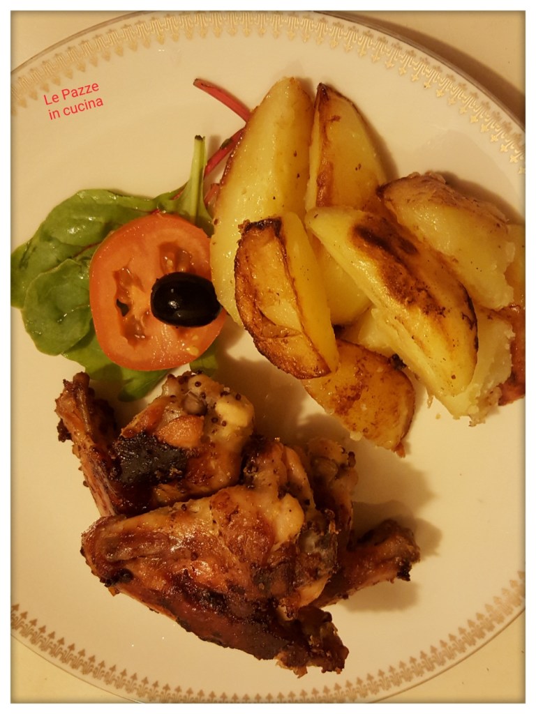 Ali di pollo alla senape